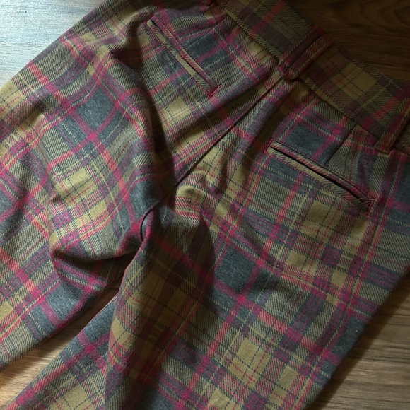 Anthropologie The Essential Trousers Plaid - Picture 4 of 4